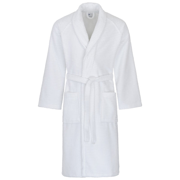 Luxury-Line Bademantel Schalkragen Modell 521 - 320 g/m² Karodesign
