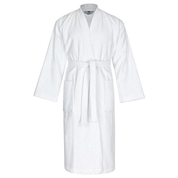 Premium- Bathrobe Kimono type 200 430g/m² Walk - in white 