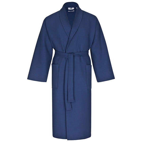 Green-Bathrobe - Shawl collar Type 901 250g/m² waffle piqué - 3 Colors 