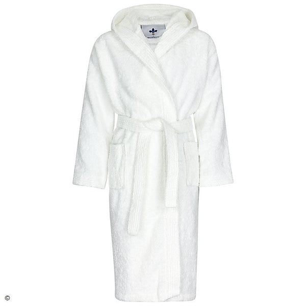 Green - Children's bathrobe type 172 350g/m² single ply terry - in white