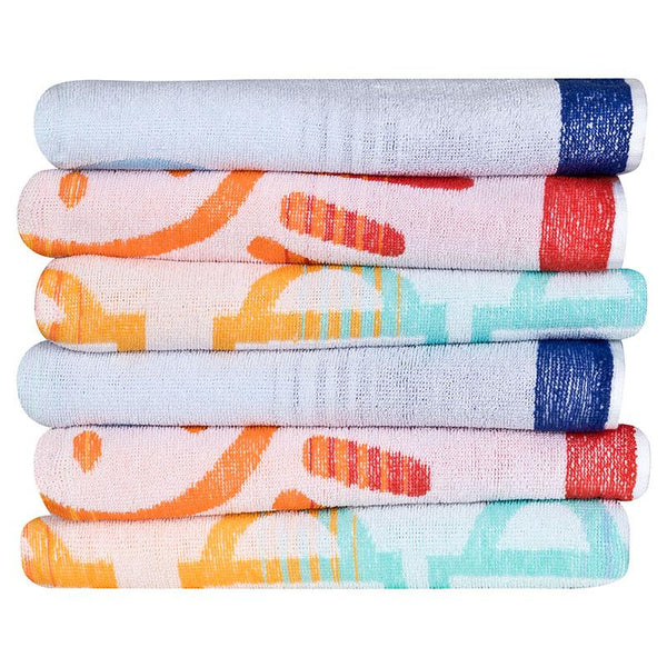 Economy - Children's bath towel 'Sun' 350g / m² colored jacquard woven