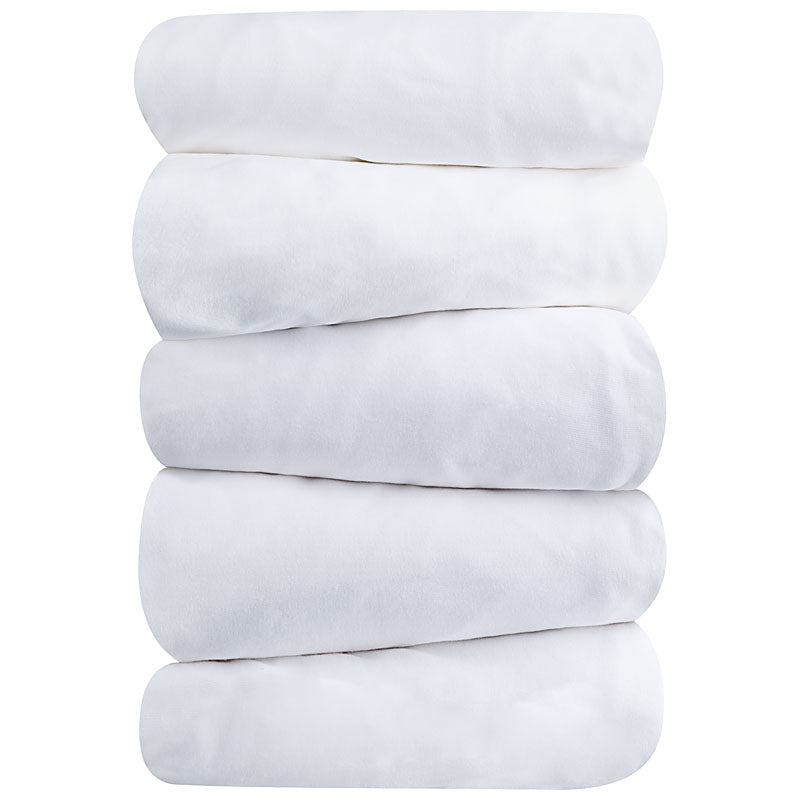 Professional - Fitted sheet 190 g/m² Jersey - in white  