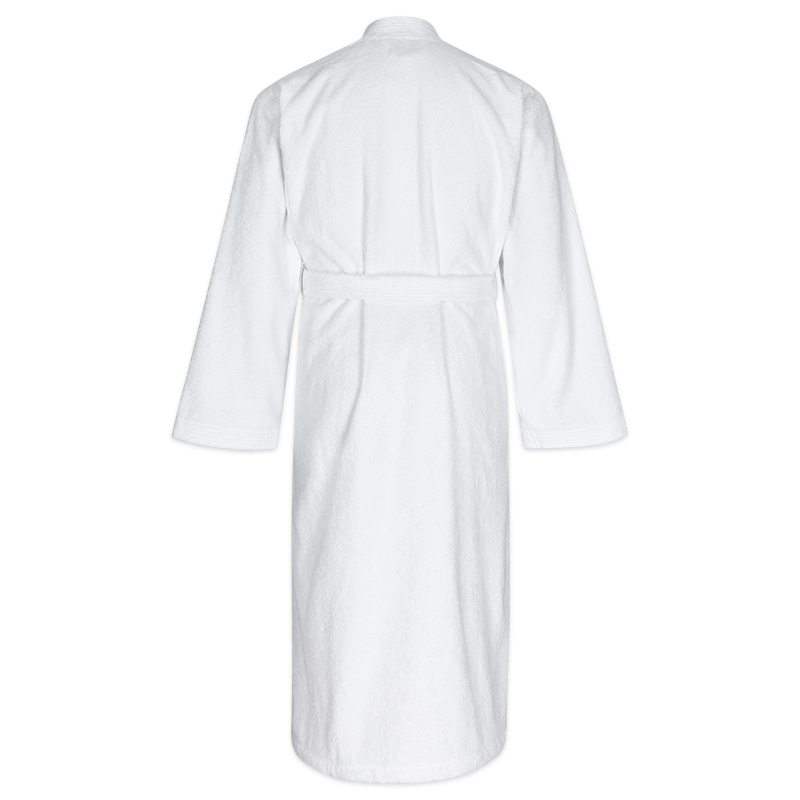 Green - Bathrobe- Kimono type 179 350g/m² single ply terry - in white